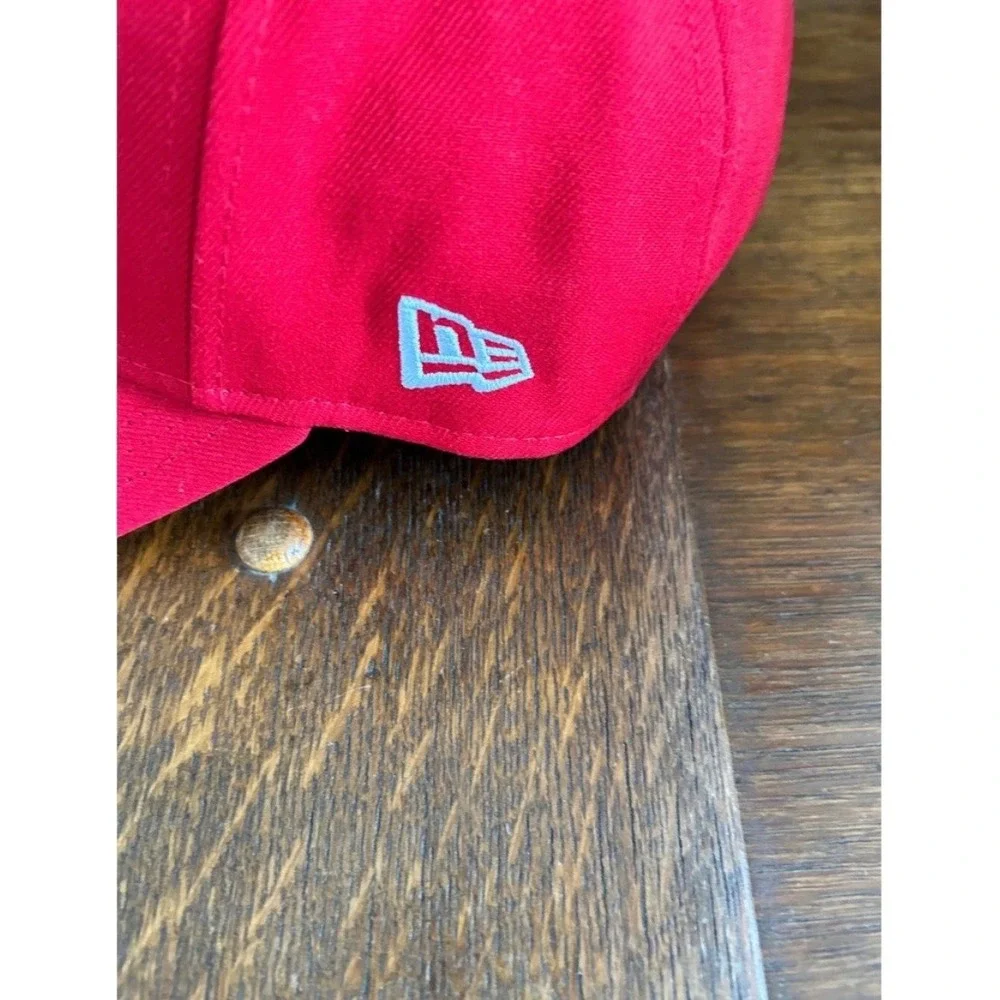 New Era 9FORTY Philadelphia Phillies Hat Red Adjustable MLB Baseball Cap OSFM